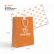 Kit 1 - 50 Sacola SL04 + 50 Lacres + 50 Papel de Seda