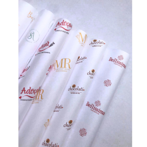200 Folhas Papel de Seda Personalizado Papel de seda 40g Seda: 30X20cm / 30x40cm    