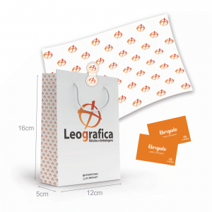 Kit 2  PREMIUM - 50 Sacola SL02 + 50 Lacres + 50 Papel de Seda + 50 Cartões Agradecimento Papel offset 180g Tamanho sacola 12x16x5cm Sacola branca com logo colorida   Indicado: Semijoias e acessórios, maquiagens, cosméticos (frascos pequenos)