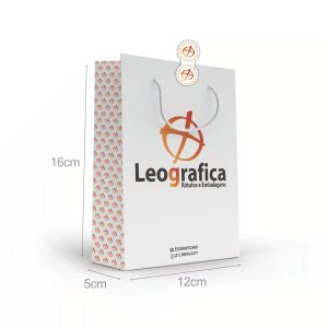 Kit 3 Essencial - 50 Sacola SL02 + 50 Lacres Papel offset 180g Tamanho sacola 12x16x5cm Sacola branca com com logo colorida ou 1 cor   Indicado: Semijoias e acessórios, maquiagens, cosméticos (frascos pequenos)